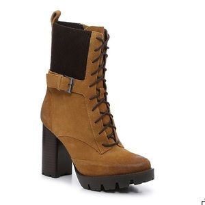 Charles David / Lace Up Gimmick Combat Boots!